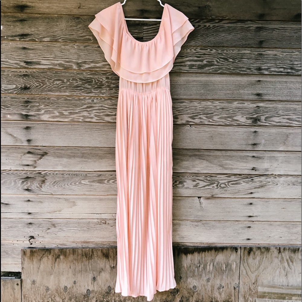 Baltic Born Honey Pleated Maxi Dress